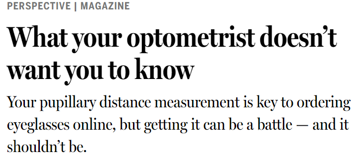 What your optometrist doesn't want you to know (article)